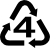 símbolo reciclado polietileno baja densidad