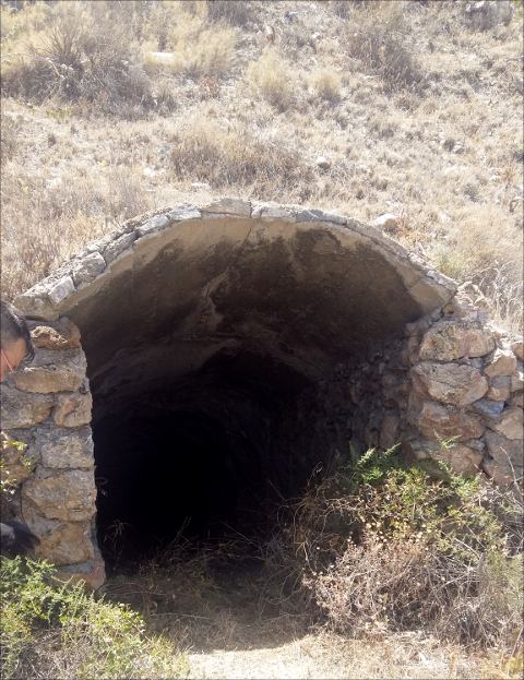 bocamina de la mina San José de Bayarque