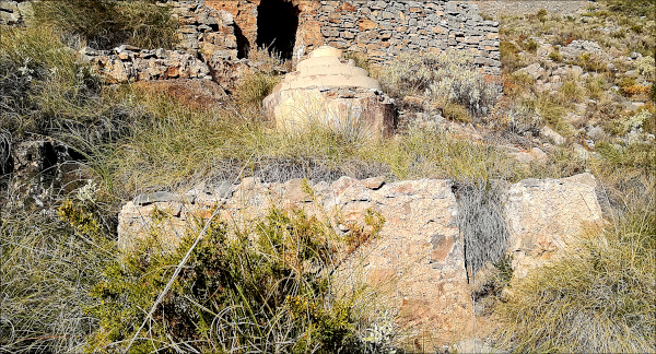 restos de un rumbo en la mina del Carmen, en el Marchal de Antón López