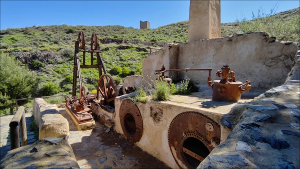 Calderas de la mquina de vapor de la mina Encantada
