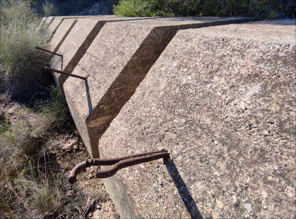 restos de la estación del cable del Pinar de Bédar
