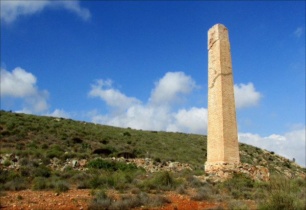 chimenea de la mina Santa Brbara